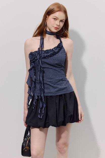 Smocked Peplum Camisole