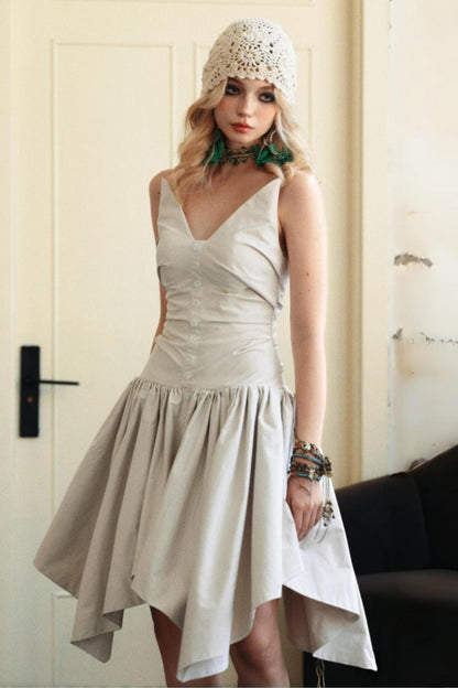 Vintage Irregular Fit & Flare Dress