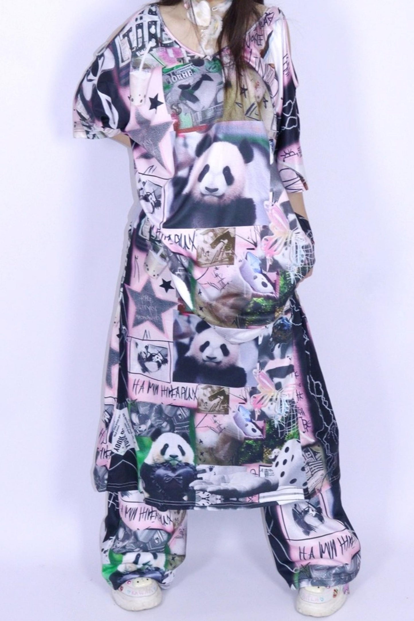 Panda Stitchwork T-Shirt