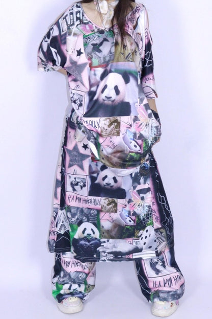 Panda Stitchwork T-Shirt