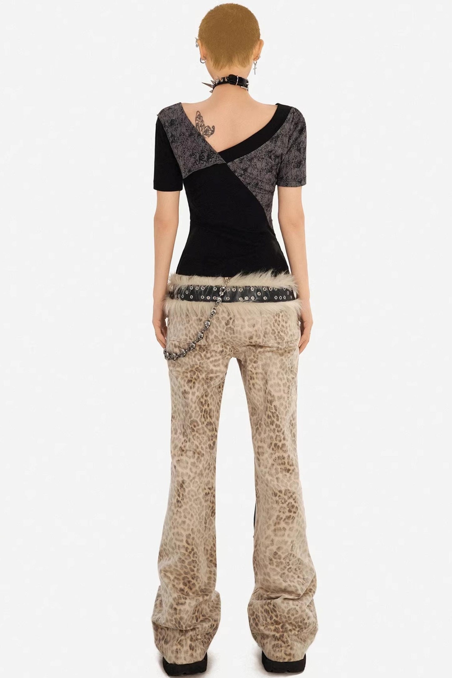 Gothic Lace-Up Rock Top