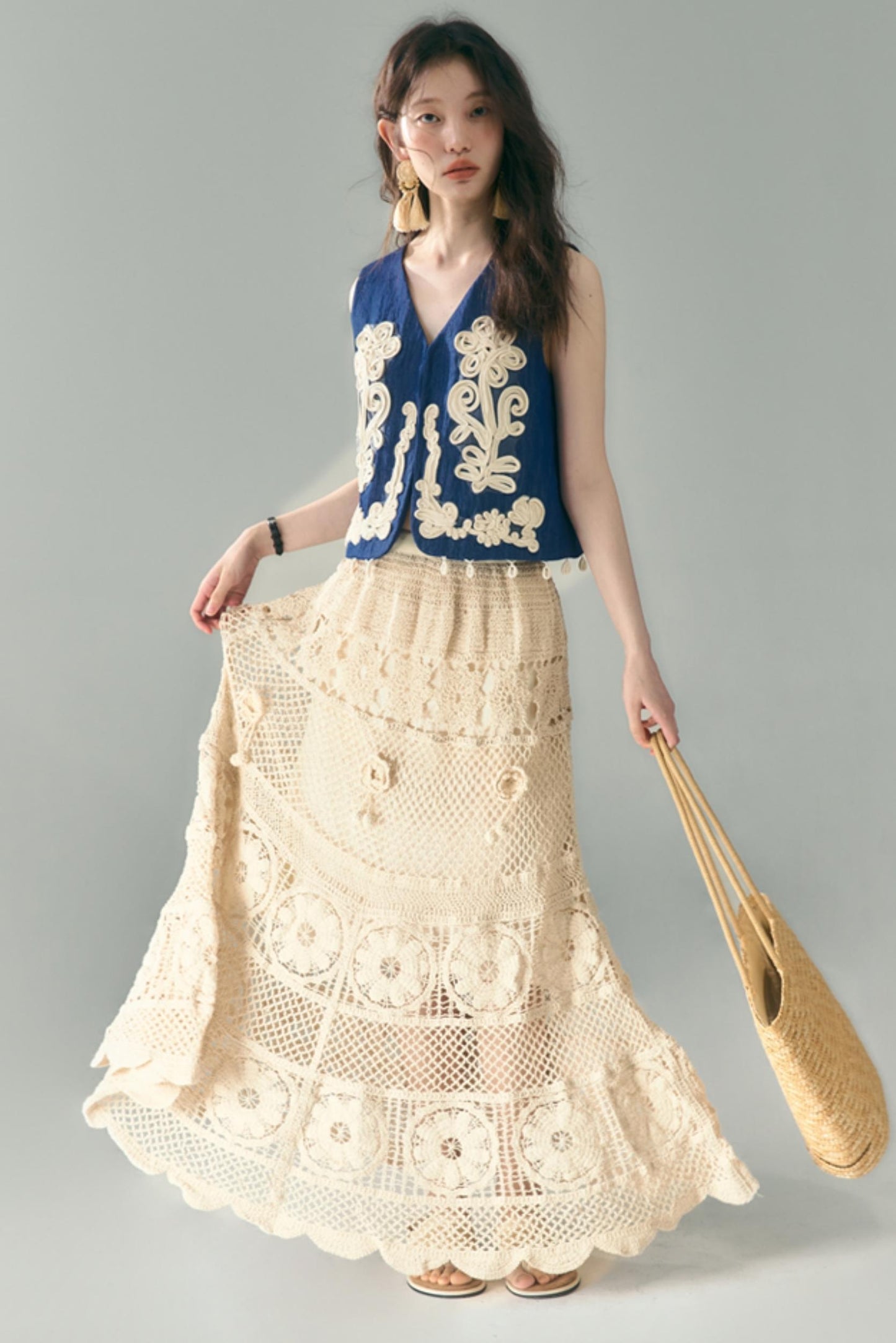 Wilderness Flower Maxi Skirt