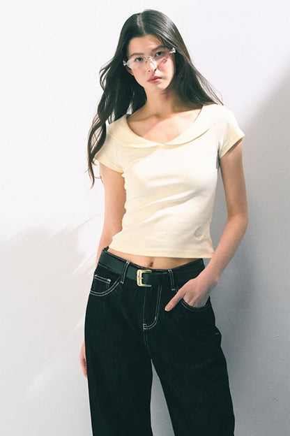 Minimalist Knit Slim Fit Top