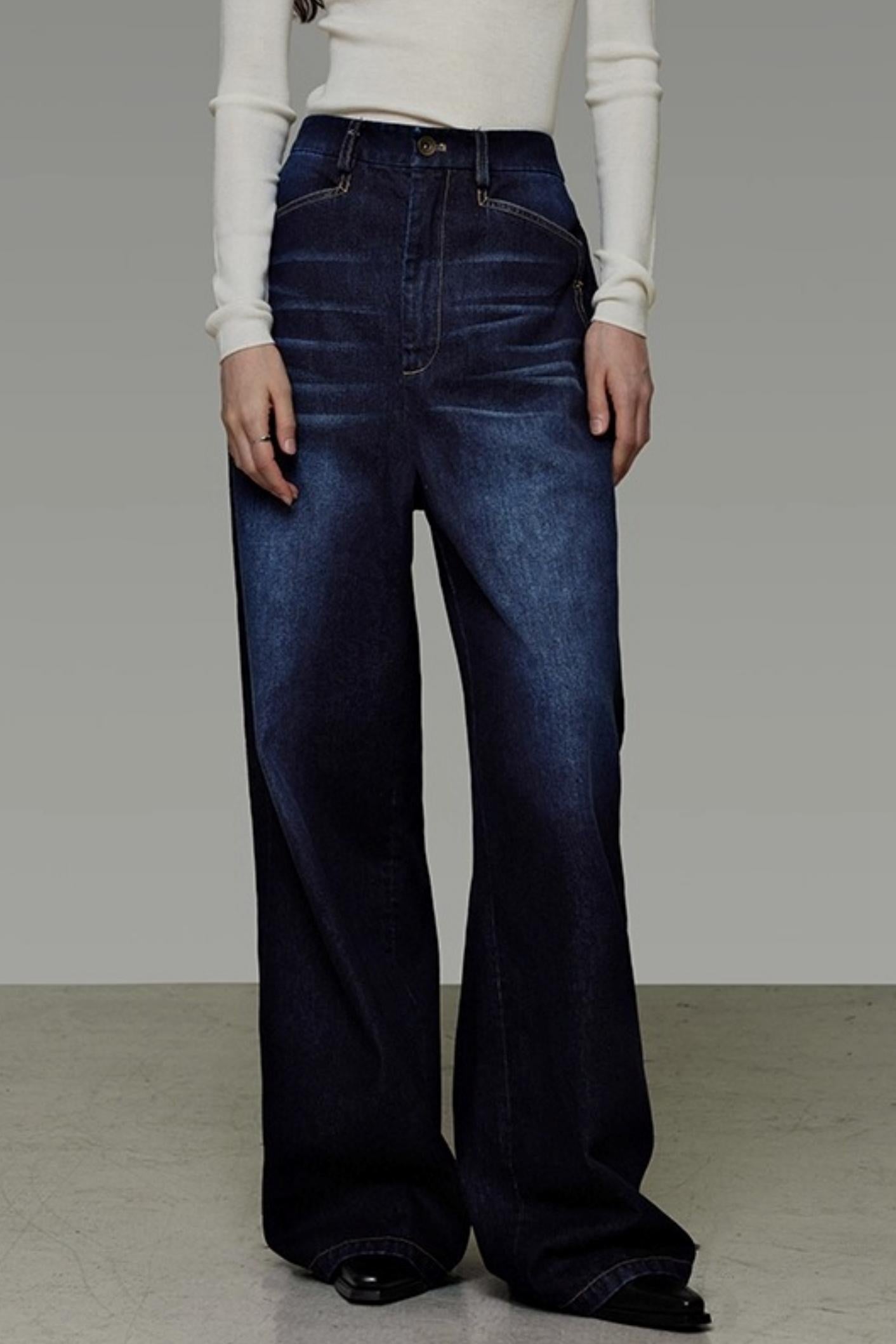 Vintage Winter High-Waisted Slimming Jeans