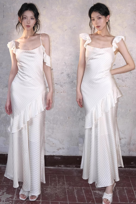 Ruffled Fishtail Dress