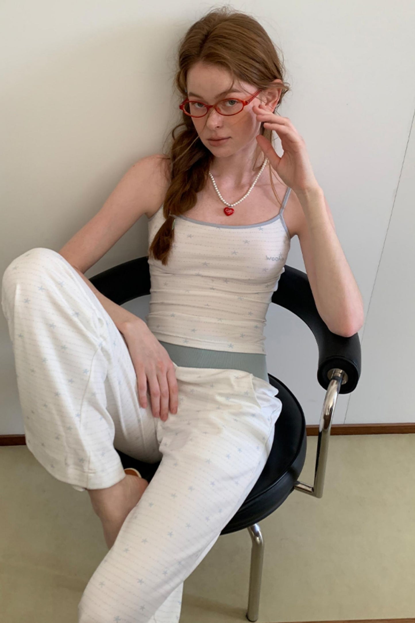 Summer Color-Block Wide-Leg Pants