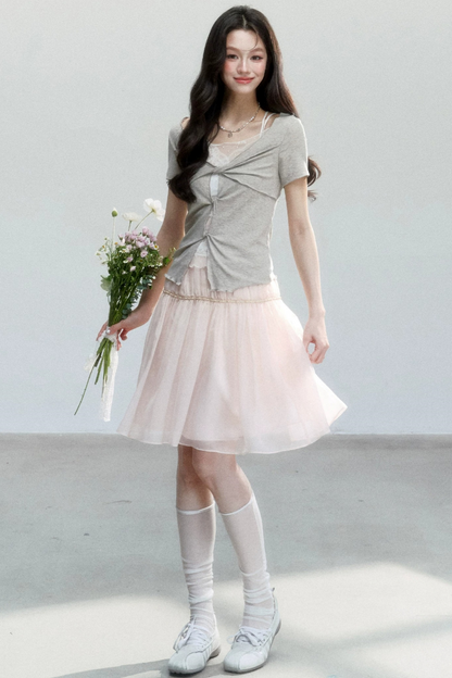 Dream Weaver Lace Knot Top Set-Up