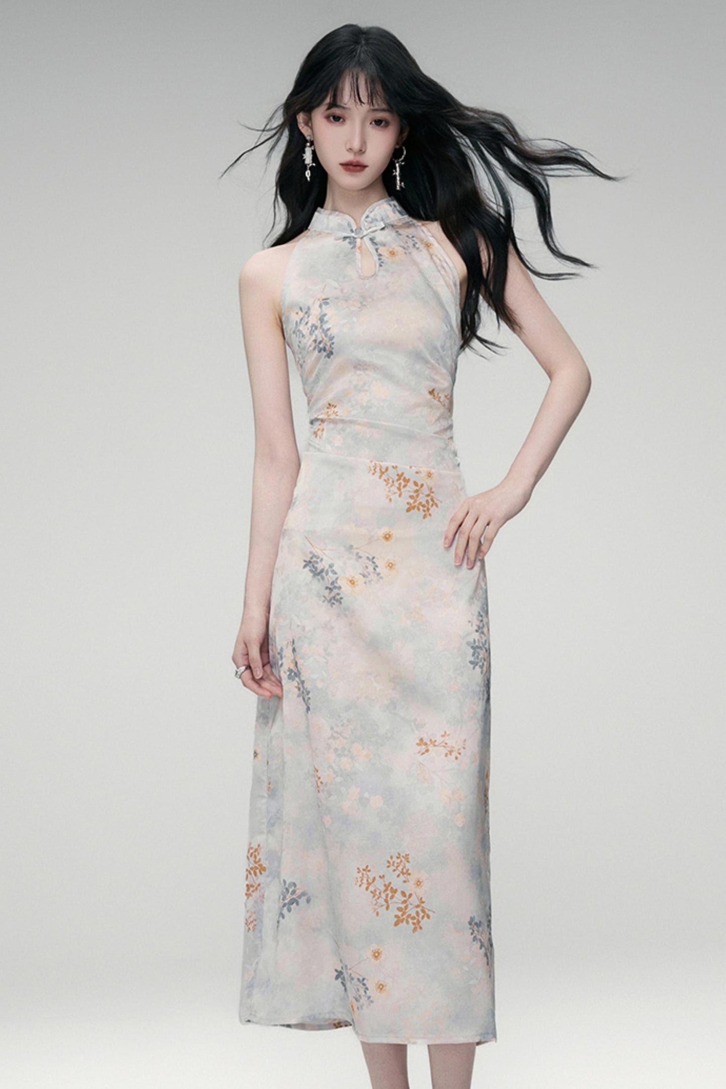 Sun Jacquard Cardigan Dress Set