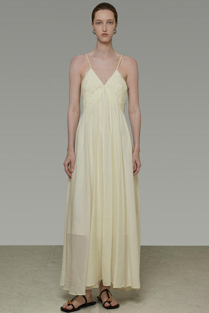 Summer Chic V-Neck Sleeveless Dress