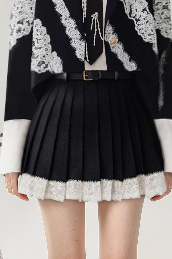 Autumn Lace Suit & Skirt Set-Up