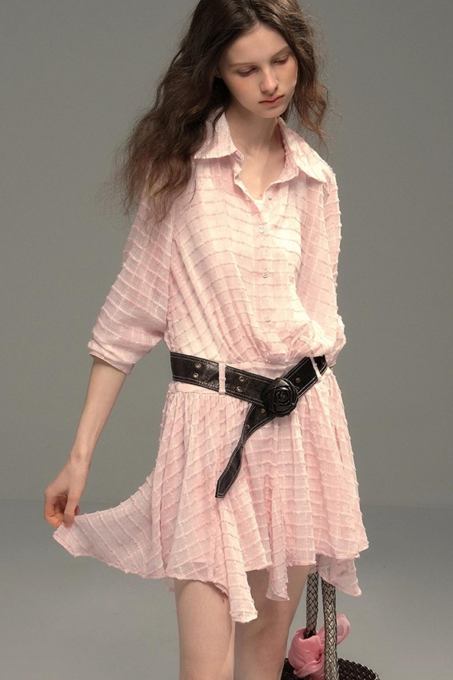 High-Tech Clear Check Dress