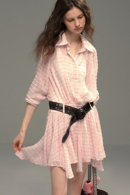 High-Tech Clear Check Dress