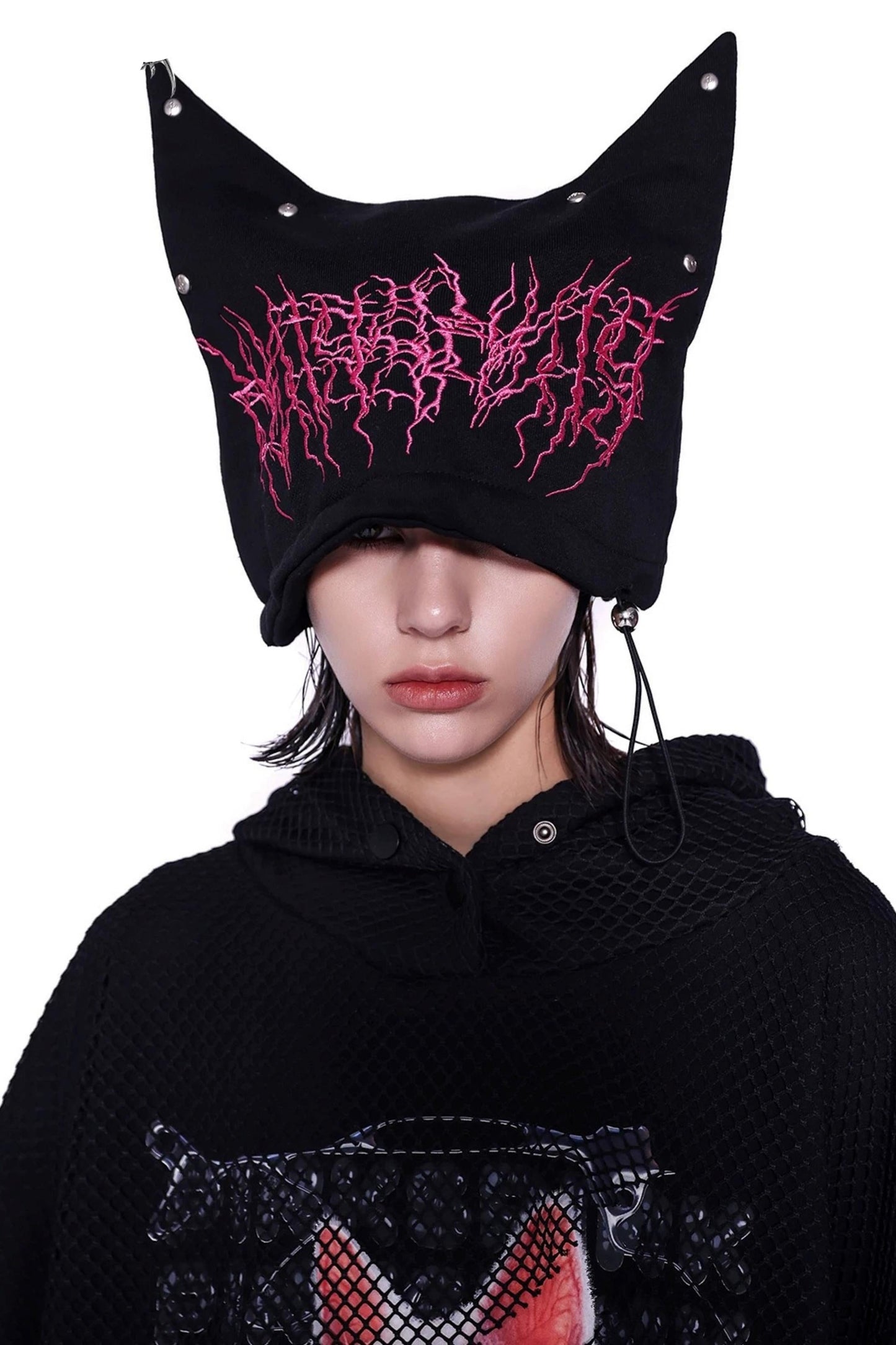 Sphynx Embroidered Cat Ear Hat