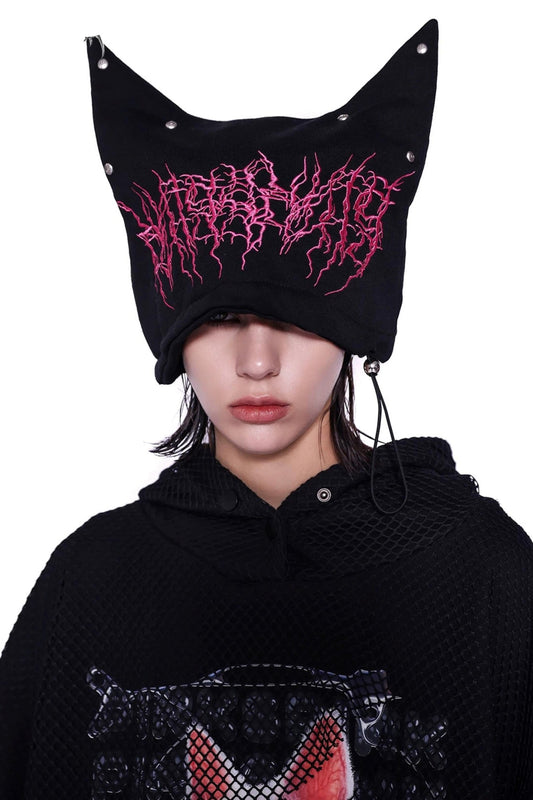 Sphynx Embroidered Cat Ear Hat