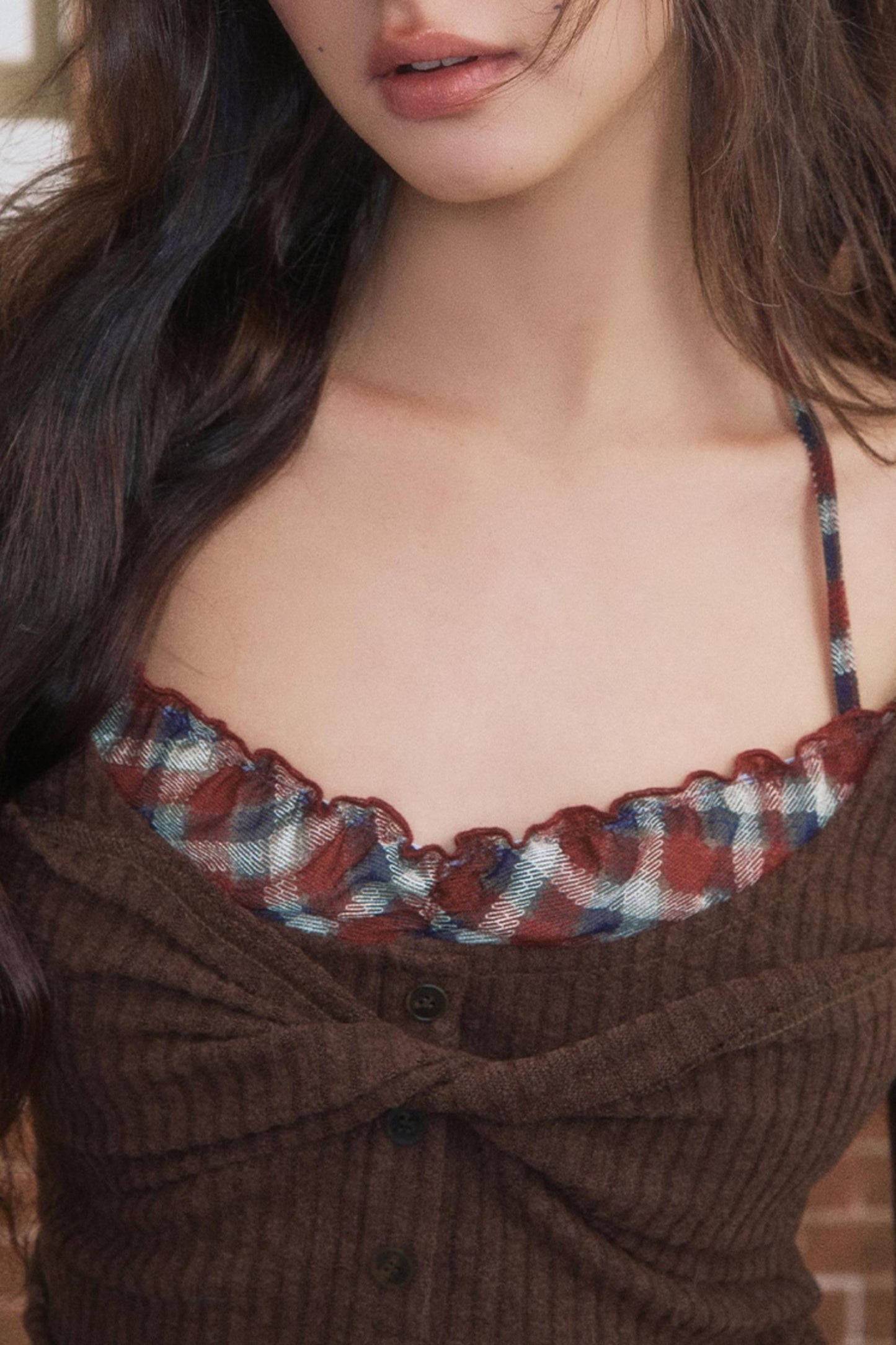 Contrasting Halterneck T-Shirt