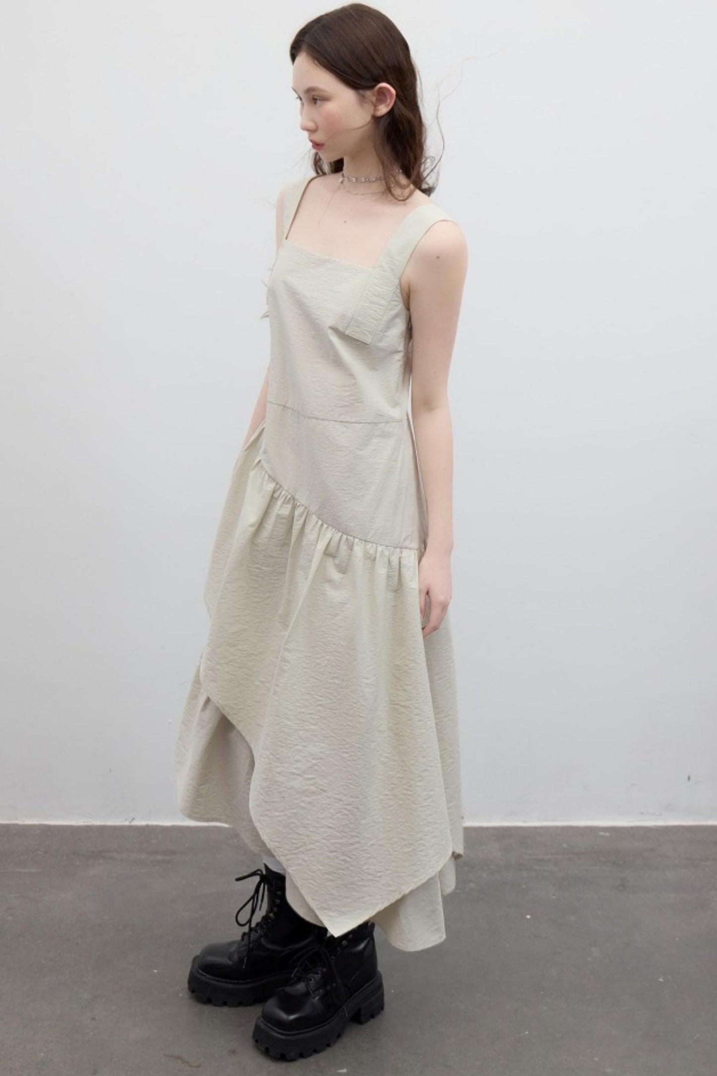 Green Layered Romantic Dress