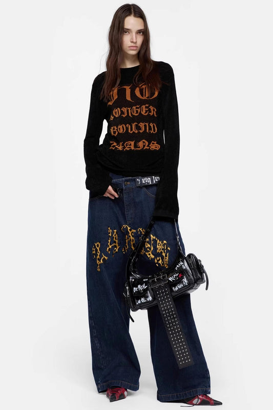 Graffiti Hand-Painted Printed Bag