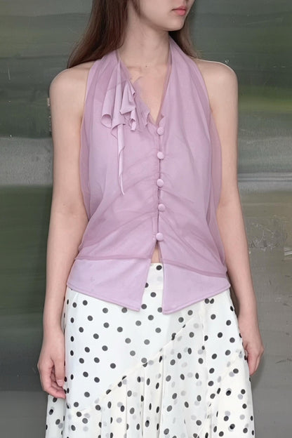 Mist Purple Halter Top