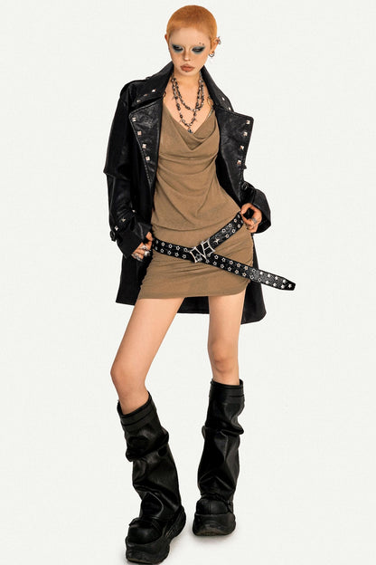 Spice Girl Studded Leather Jacket