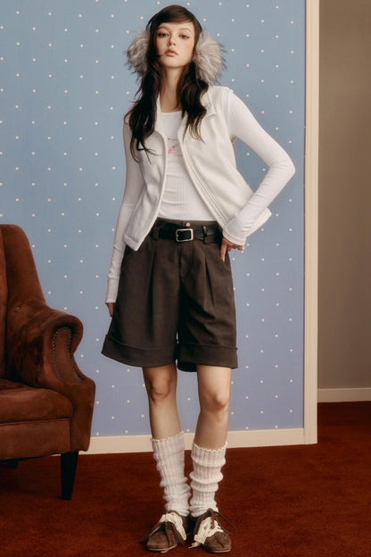 Winter Slim Zipper Vest