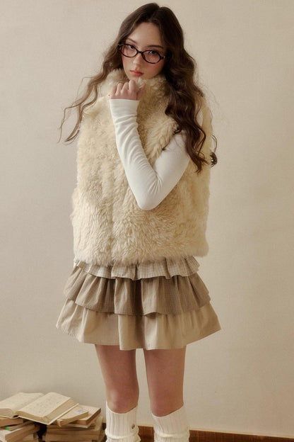 Sweet Berry Reversible Vest Jacket