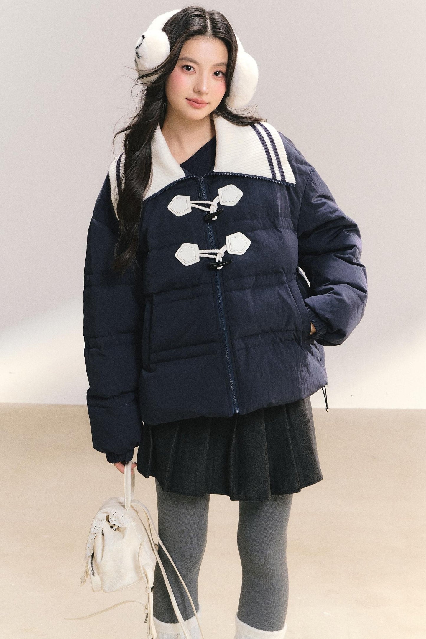 Sailor Collar Duffle Coat