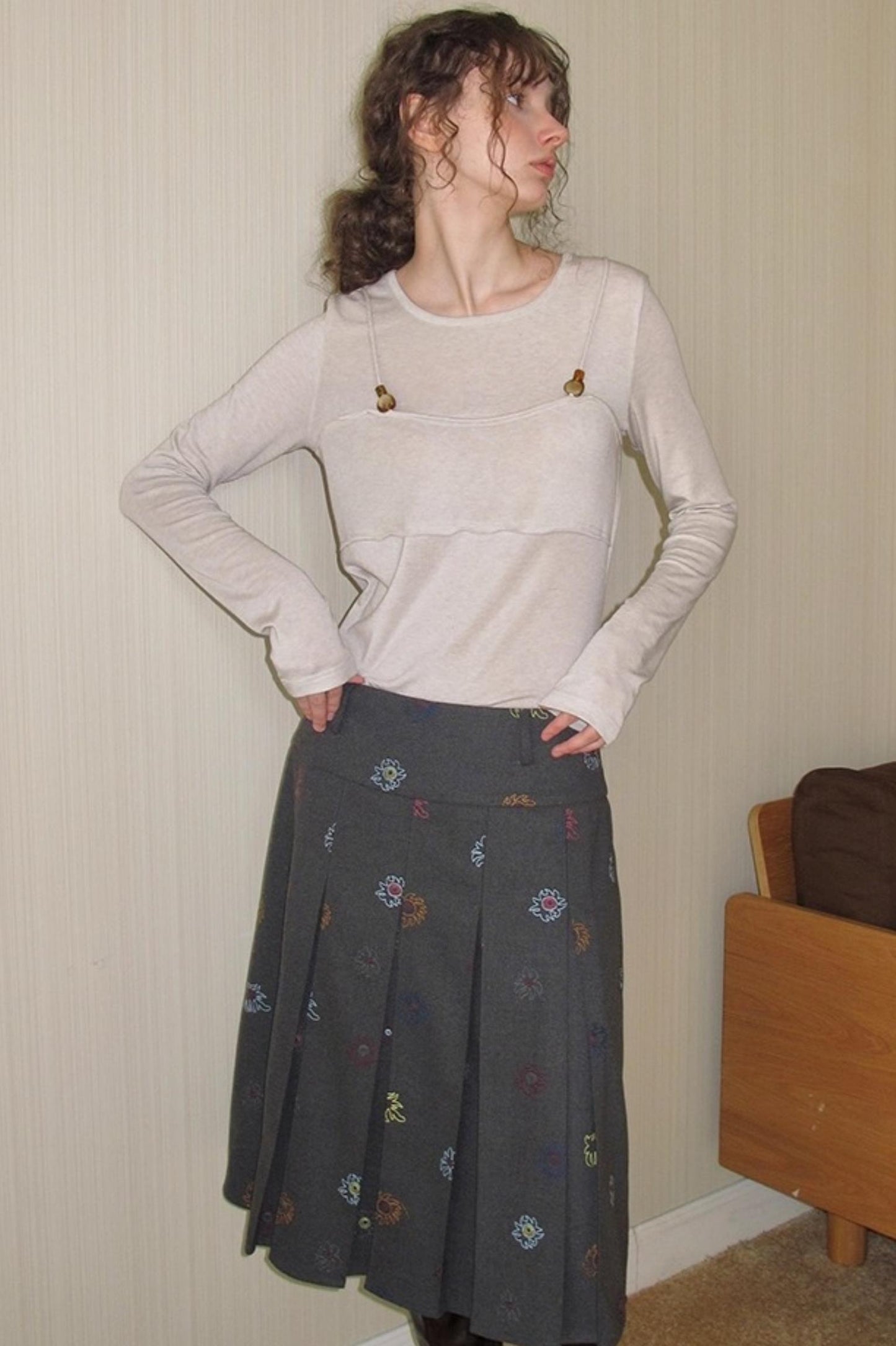 Cashmere Fake Two Piece T-Shirt