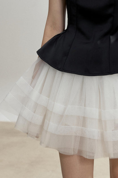 Maiden Tess Lace & Satin Tutu Dress