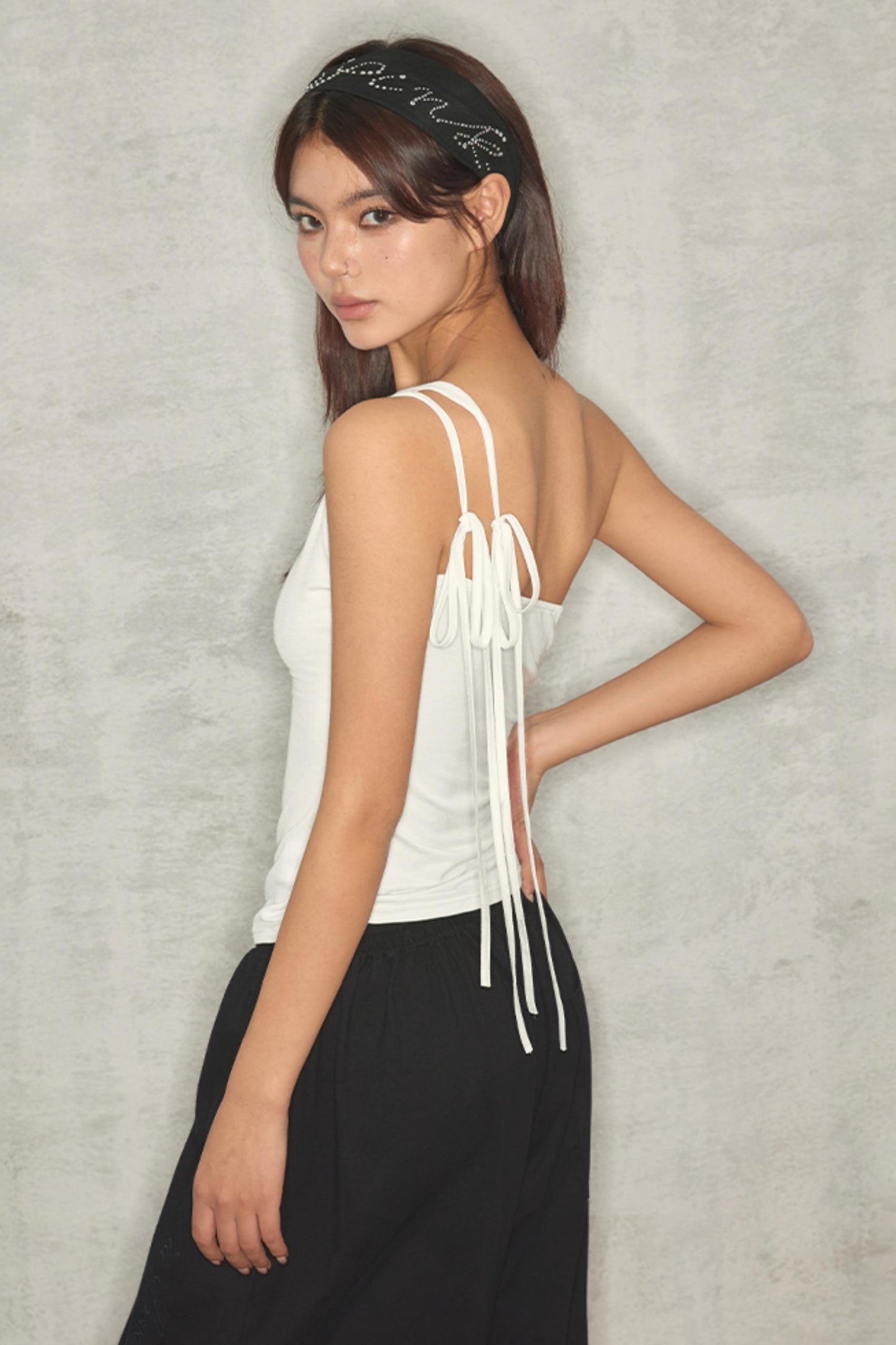 Summer Asymmetrical Halter Top