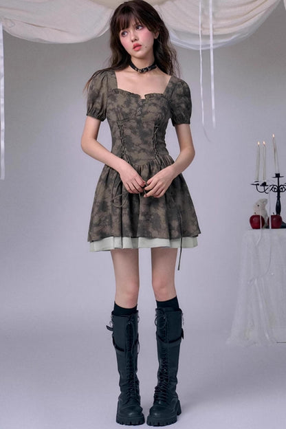 Fighting Fairy Green Tie-Dye Dress