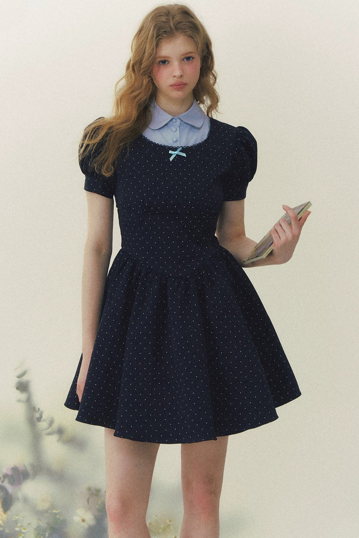 Robe Princesse Rétro à Pois