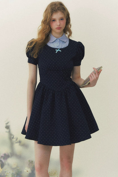 Robe Princesse Rétro à Pois