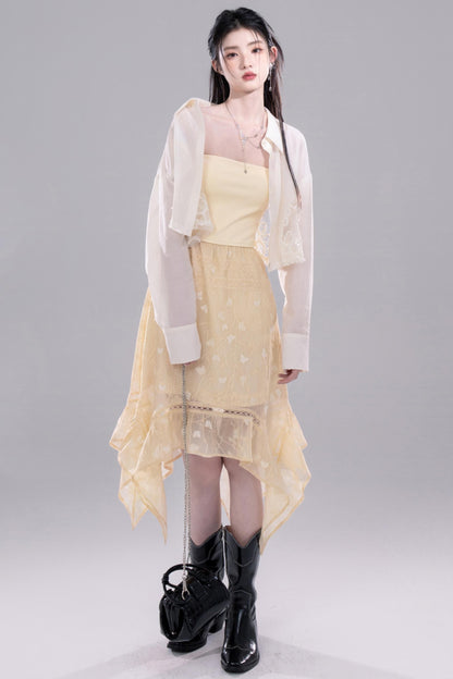 Sunshine Floral Knit Dress