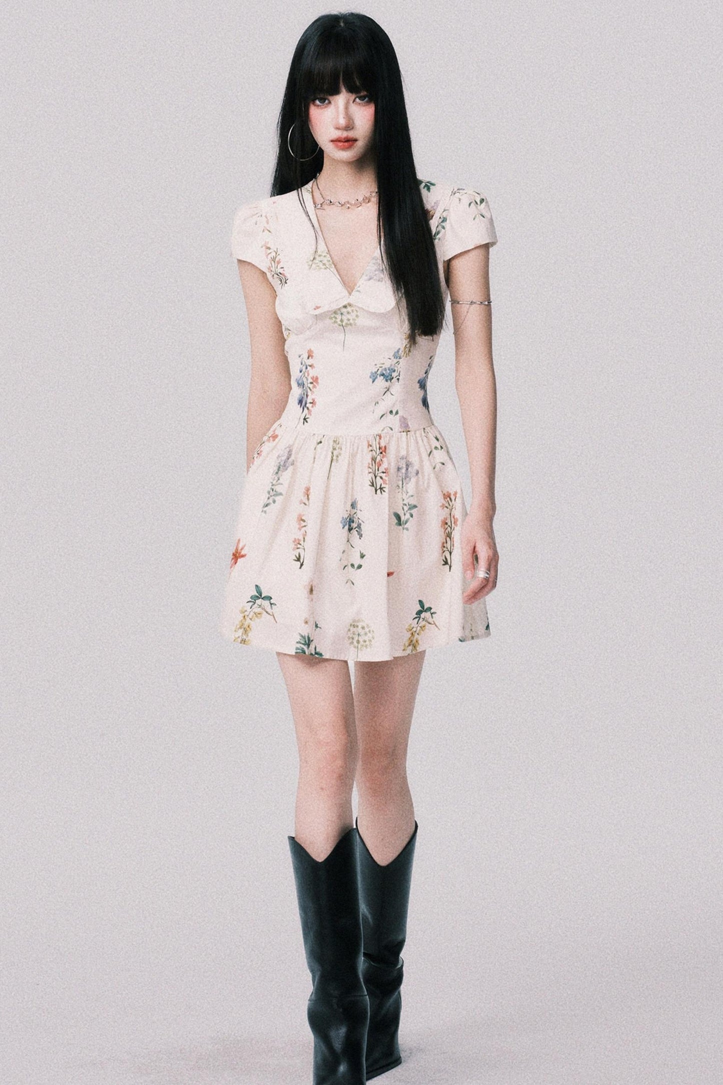 Floral French Doll Dress