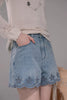 Himmelblau - Kurze Hose