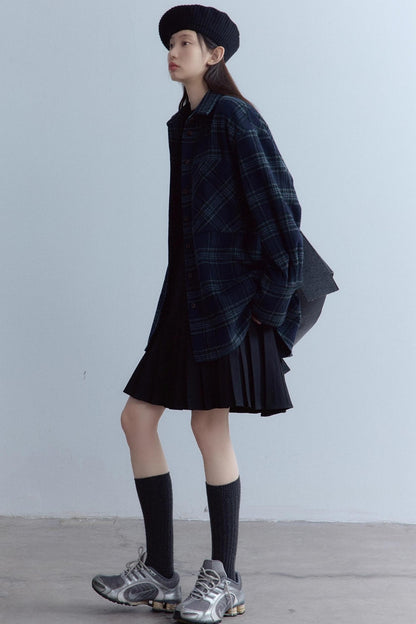 Elegant Asymmetrical Black Skirt