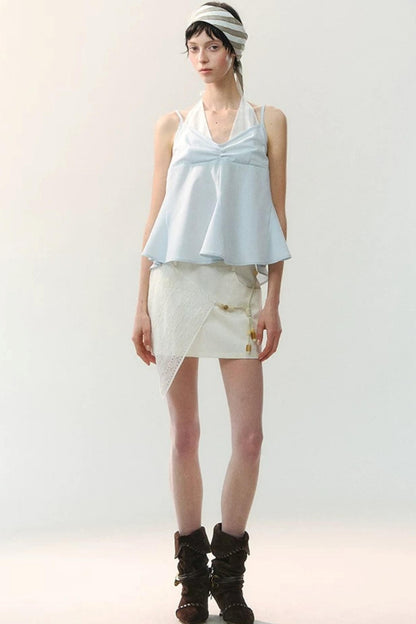 Ink Pearl Layered Skirt