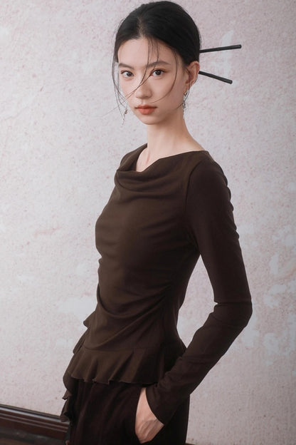 Autumn Cocoa Brown T-shirt