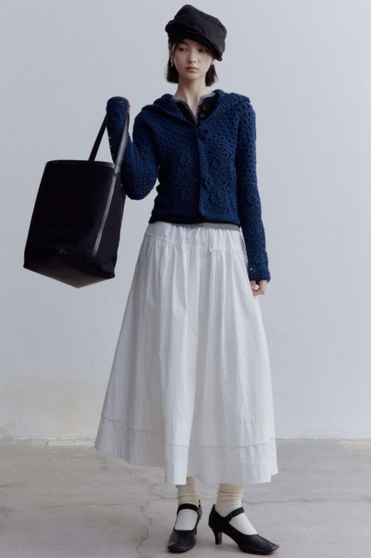 Midnight Rose Knitted Cardigan