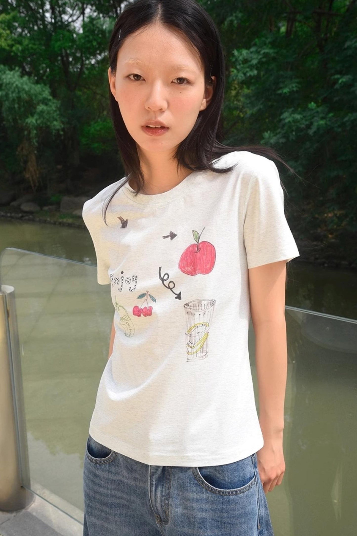 Blossom Gray T-shirt