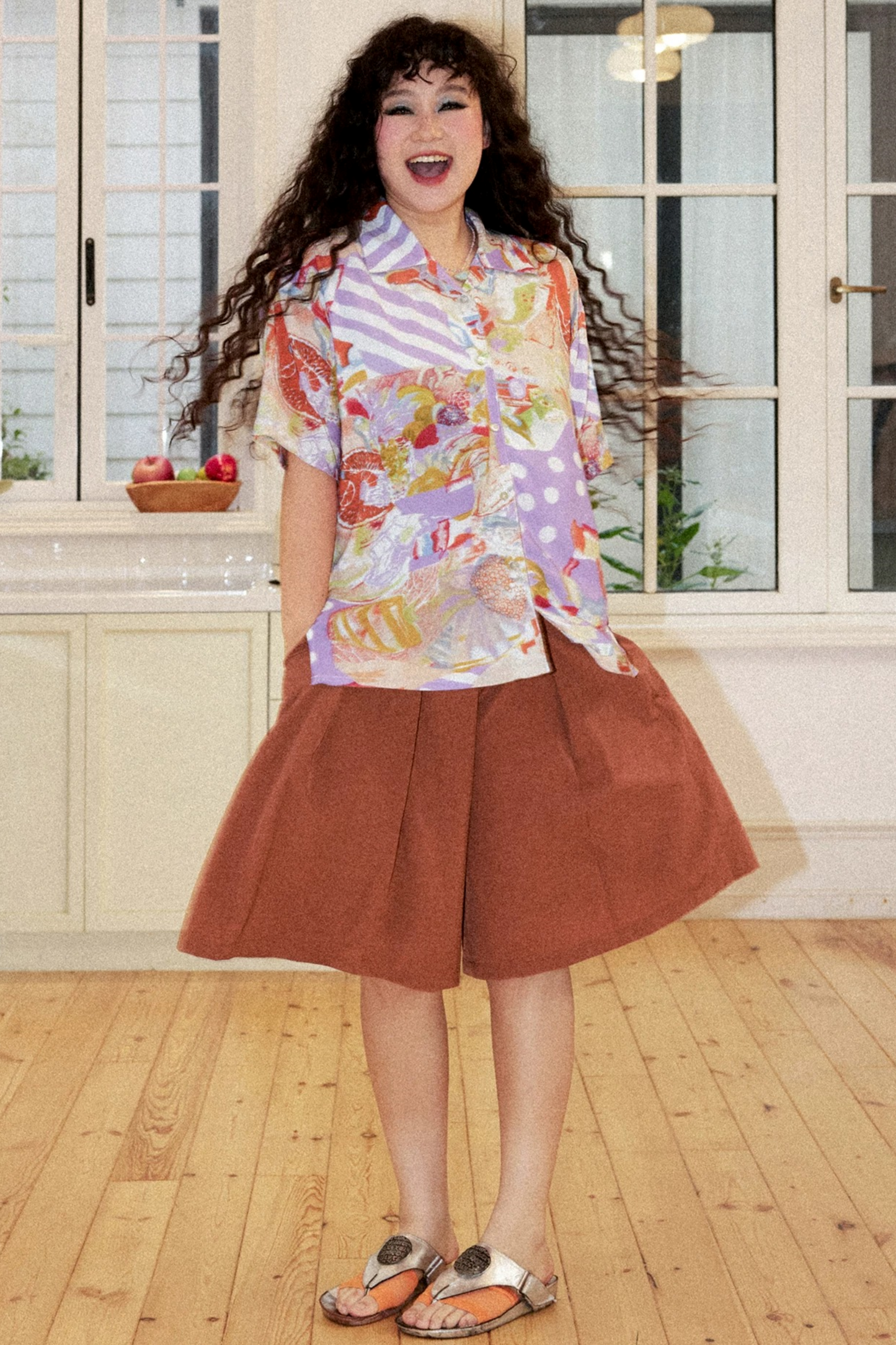 Retro Cuban Collar Shirt