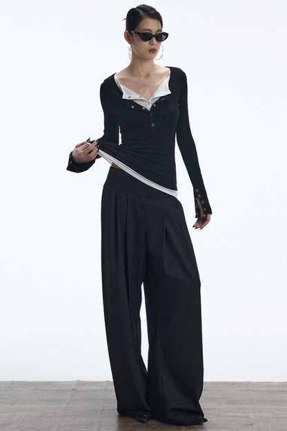 Winter Wide-Leg Trousers