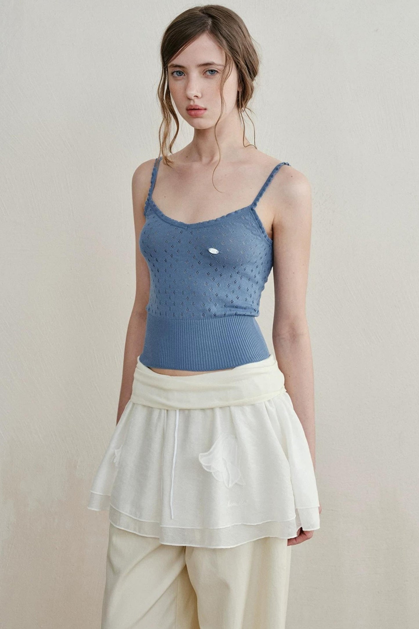 Knitted Elastic Cuffed Pants