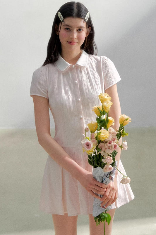 Retro College Shirt Dress