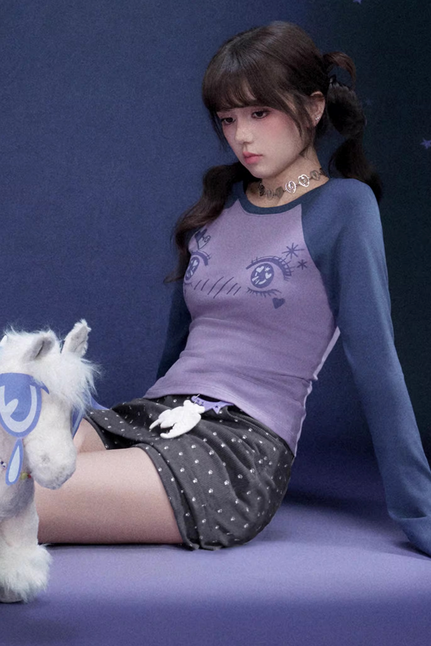 Manga Eye Raglan T-Shirt