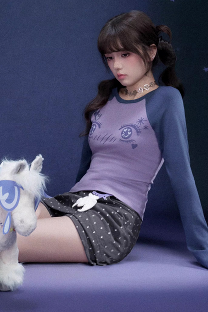 Manga Eye Raglan T-Shirt