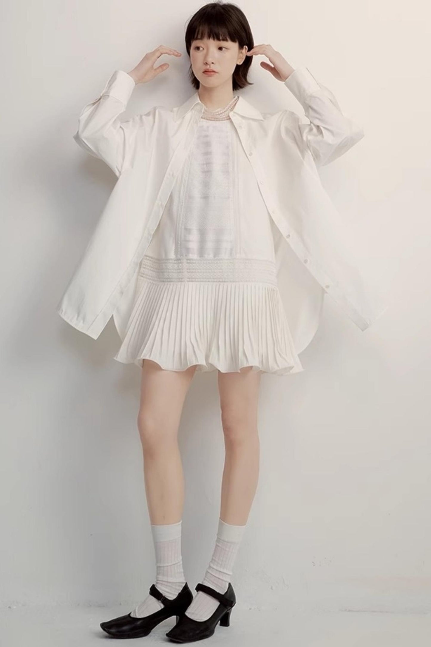 White Boyfriend Shirt