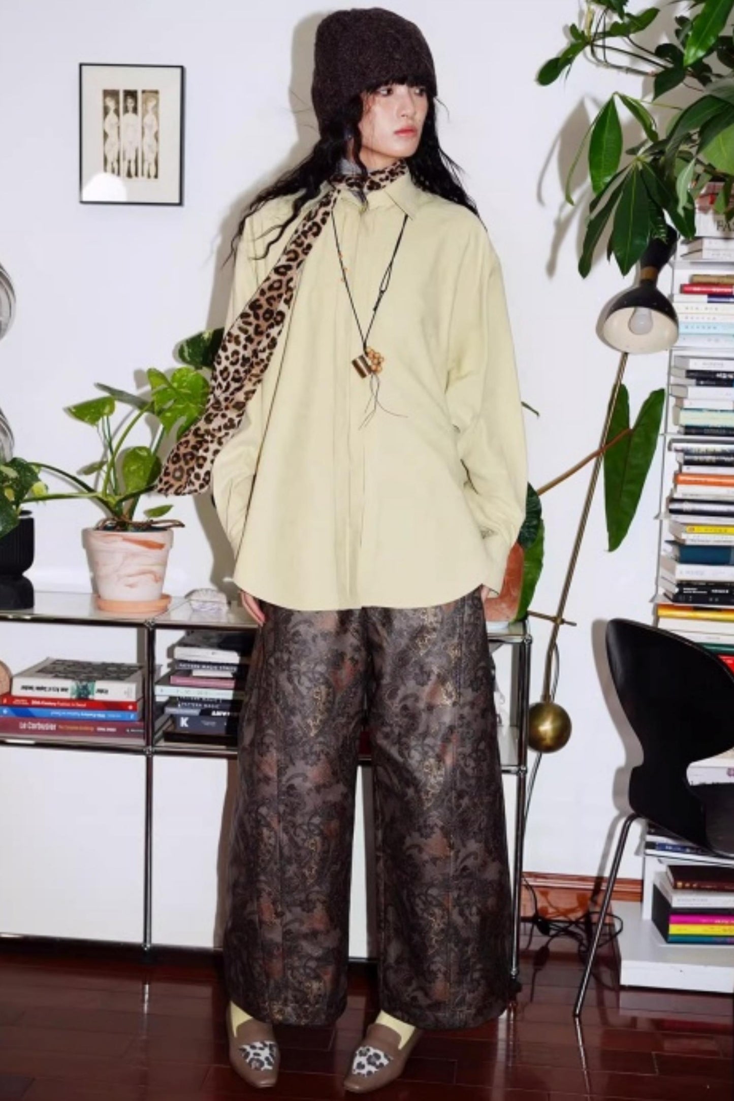 Vintage Brushed Loose Casual Top Shirt