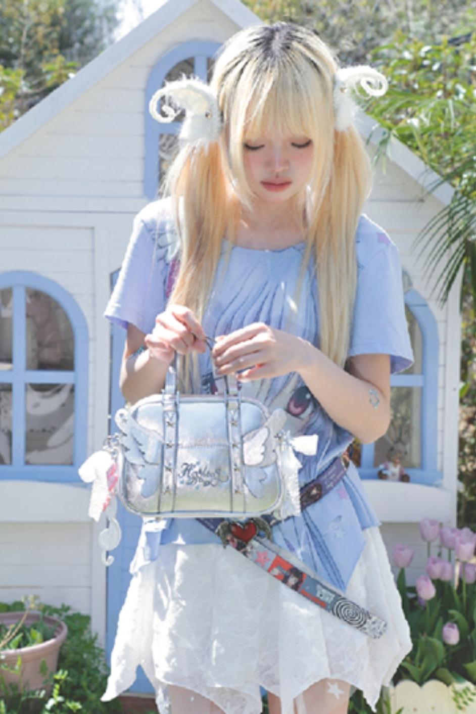 Retro Cartoon Girl Top