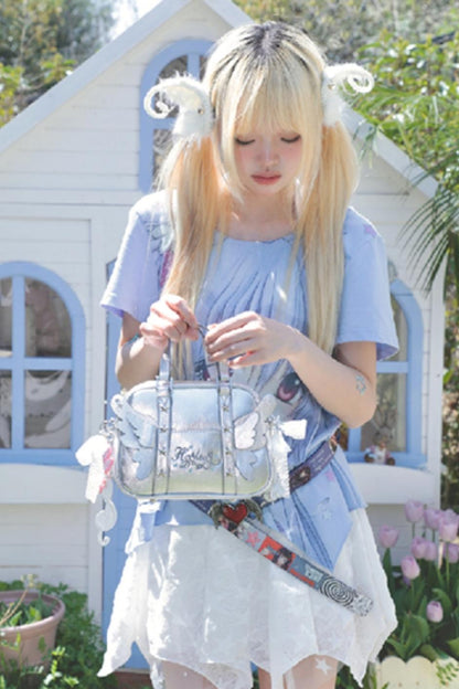 Retro Cartoon Girl Top